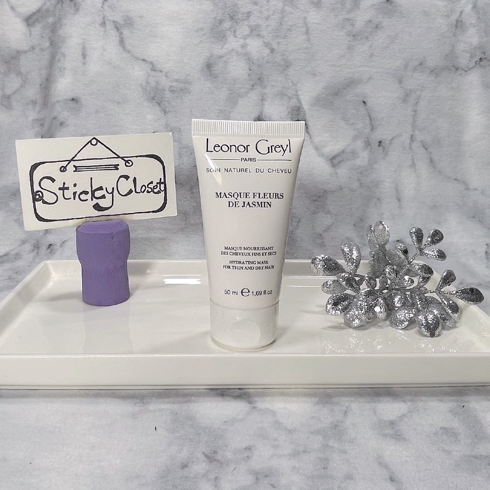 Leonor Geryl Masque Fleurs De Jasmin, Dry Thin Limp Hair, NEW - Travel Size 50ml